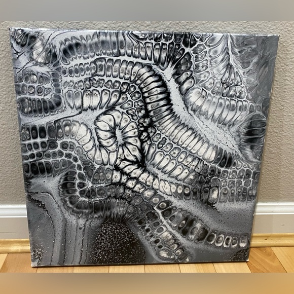 14” x 14” Original Acrylic Painting - Picture 8 of 8